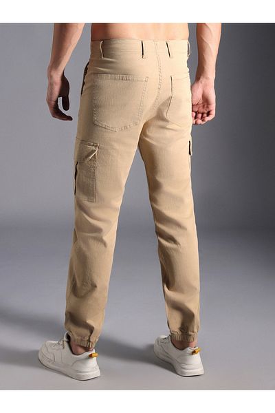 High Star By Styli Regular Fit Cargo Cuffed Pants