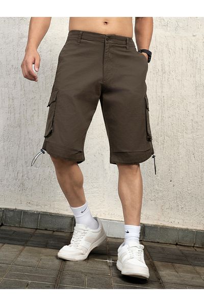 Hubberholme By Styli شورت كارجو مطبوع بجيوب مع رباط قابل للسحب