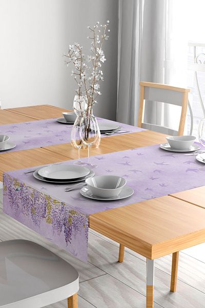 ELY PARKER Runner zilnic cu model de zestre premium de lux - 45x140