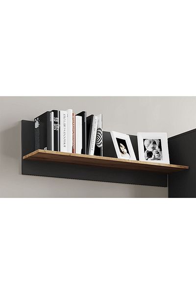 EGN WOODS Suport pentru condimente 120*15*15*1 bucată - Raft pentru cameră și baie pentru copii, suport pentru cadru Montessorie și raft de perete