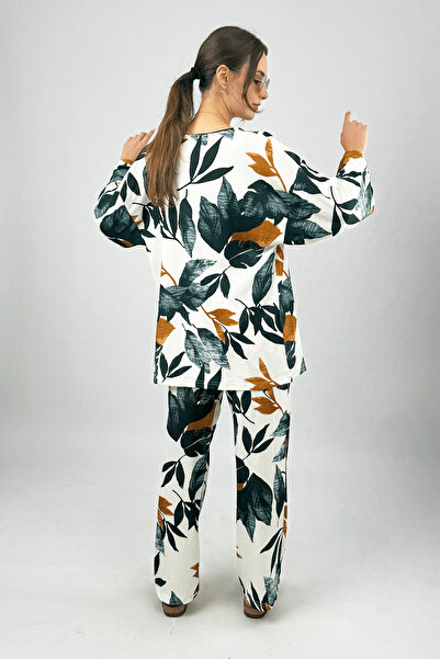 Betimoda Loose Fabric Lycra Women's Palazzo Trousers - 2-Piece Bottom-Top Set Black Summer