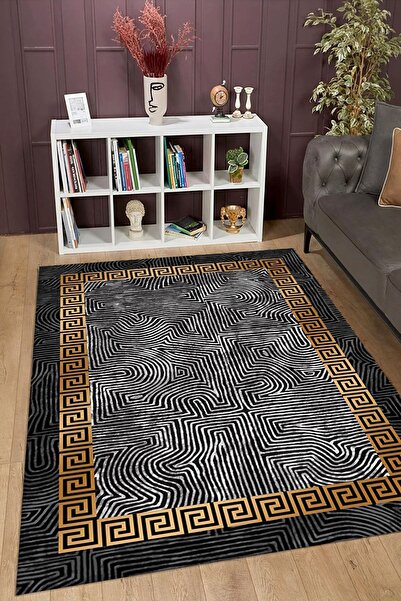 aymira home Dekoratif Dijital Baskılı Kaymaz Taban Yıkanabilir Tüylenmez Kadi...
