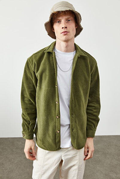 oneoff Мъжка поларна блуза с голям размер - стилен дизайн