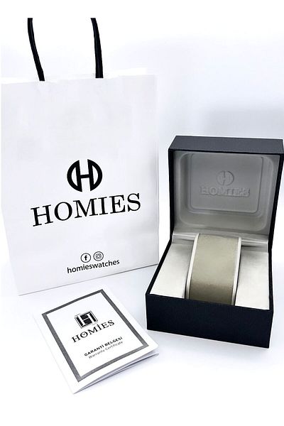 Homies Brand Steel Case - Women's Wristwatch and Gift Bracelet Set