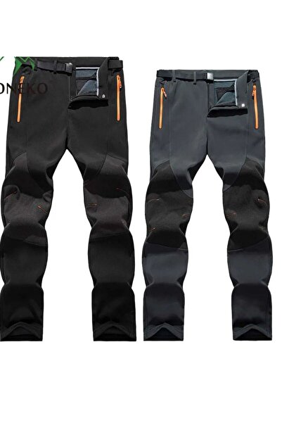 ARDSU Erkek Kar Kayak Pantolonu Su Geçirmez  Açık Hava Yürüyüş Seyahat Polar Yalıtımlı Kış Pantolonu