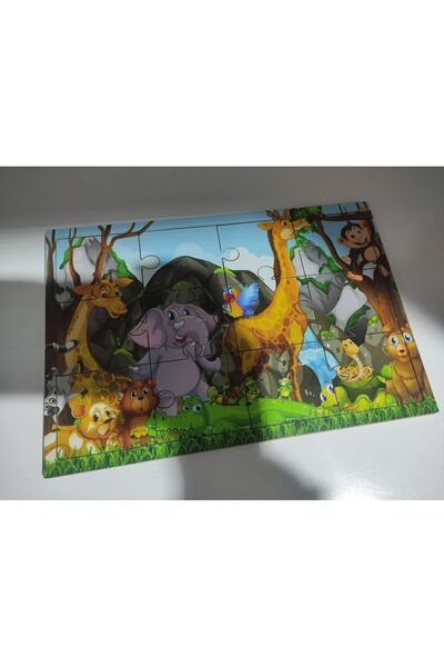 YAHO OYUNCAĞIN DOĞAL HALİ Ahşap 12 parça puzzle