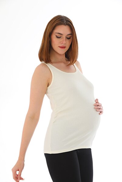 MEGHAN L.A T-shirt Εύκαμπτο Βαμβακερό Ύφασμα εγκυμοσύνης