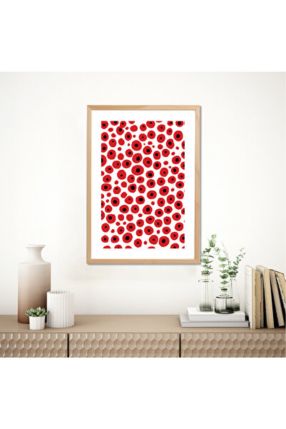 Dekorsiahome Еднокомпонентна декоративна картина с дървена рамка RedPost