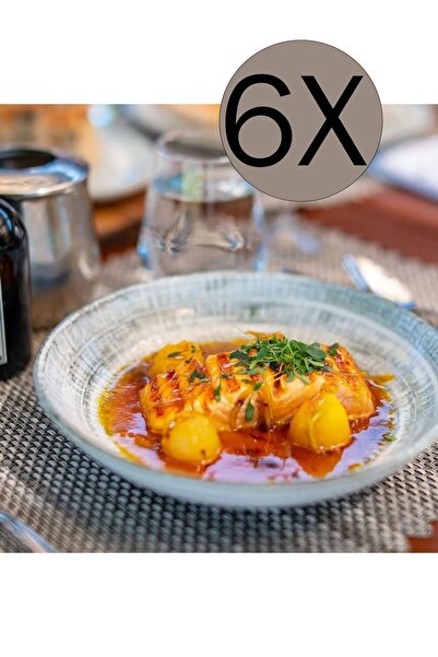 Bonna Porselen Bonna Odtol Serisi  Yemek Tabağı 20 cm 6'lı