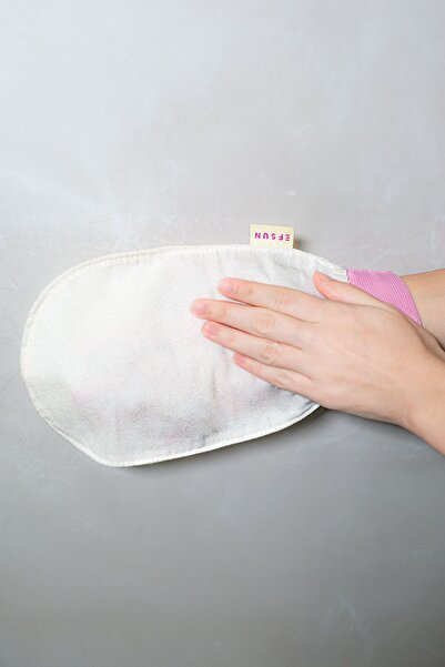 Efsun Banyo Duş Kesesi Peeling Eldiveni %100 Floş Ipek Kadınlar Için, Premium Kese, Hamam Kesesi,pembe