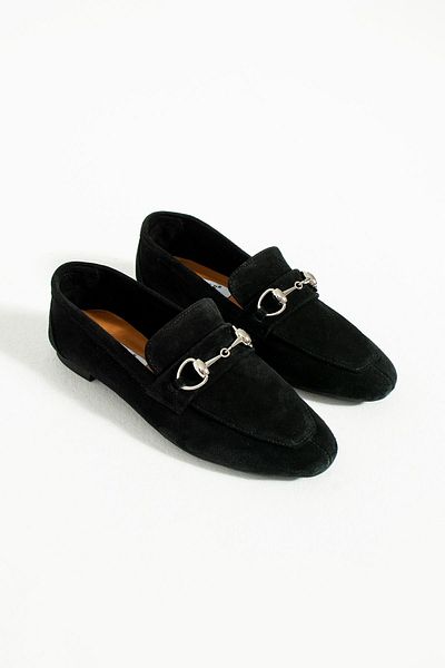 Bestyle Evan Women - Mocasini clasici din piele intoarsa neagra