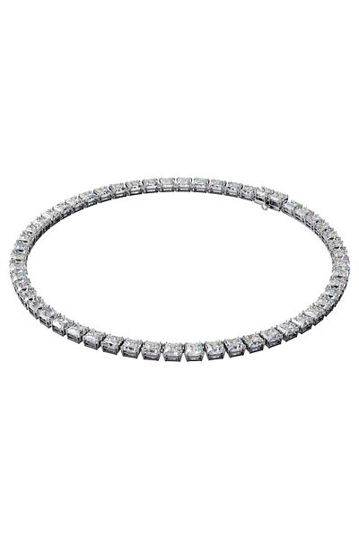 Swarovski 5599153 Millenia All Ard Sqr White/rhs Necklace Necklace
