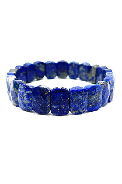 YILDIZ DOĞAL TAŞ Sertifikalı Lapis Lazuli Doğal Taş Roleks Bileklik