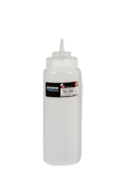 Corona Professional 950 Ml Sosluk Ketçap Ve Mayonez Şişesi Geniş Kapaklı Şeff...