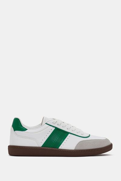 Bestyle Tenis Brooklyn alb-verde pentru femei