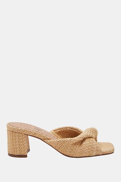 Katy Perry Tooliped Twisted - Women's Natural Heeled Slippers