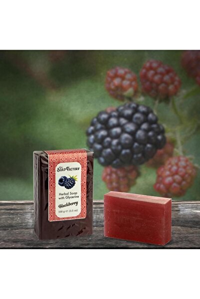 The Soap Factory Gliserin Serisi Böğürtlen Sabunu 100 Gr - Bitkisel - El Yapımı