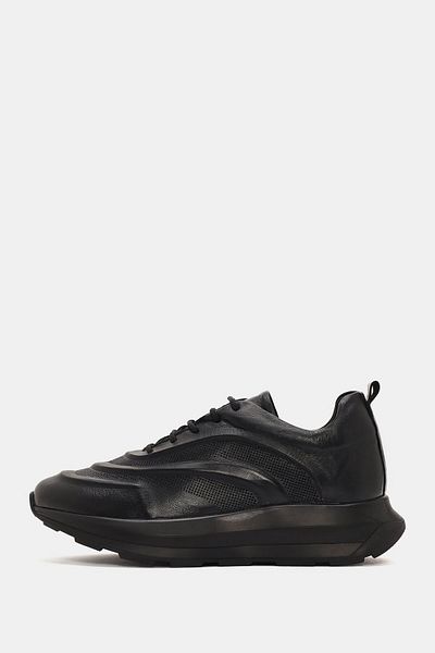 Bestyle Hello Women - Tenis negru din piele naturală