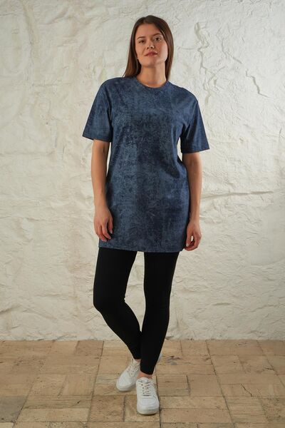 CrazyShopping Жіноча футболка з батиковим візерунком