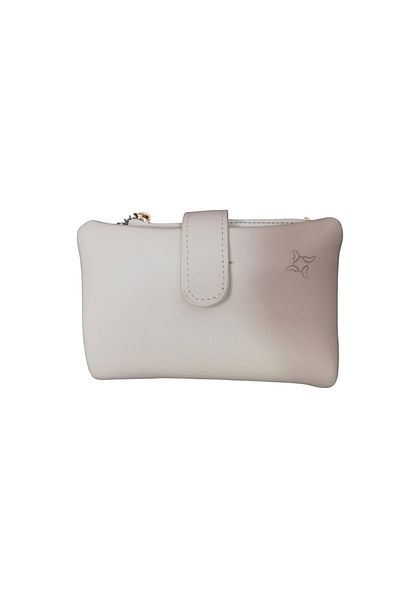 Lebina Cream Washed Leather Women's Wallet