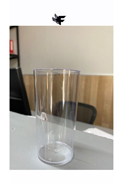 FİGANLAR Kalın Sert Tek Kullanımlık Şeffaf Kokteyl ve Rakı Bardağı 2 Adet