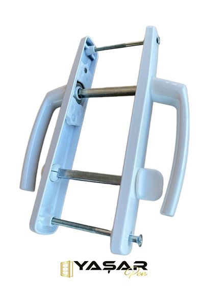 Yaşar Pen White PVC Pimapen - Balcony, Bathroom, WC Door Handle