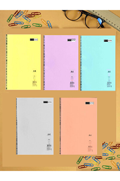 ADASRA Σημειωματάριο A4 με Σπιράλ Βιβλιοδεσία, Εξώφυλλο PP, 72 Φύλλα, 1Φύλλο ...