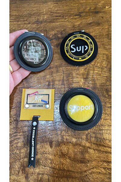 Gönülden Tasarım 4 kom čeličnih šivaćih dodataka za odeću - 6x6 cm