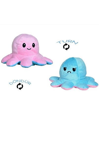 farist Octopus Toy with Changing Modes Pink-Blue