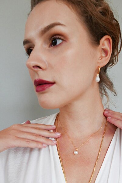 Stelart İnci 925 gümüş kolye