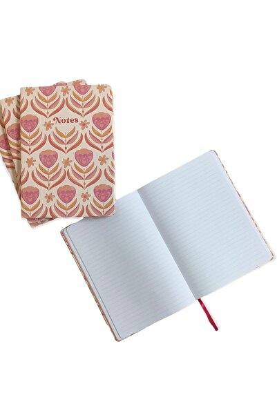 blume Acar Pink Opportunity Notes - Caiet termic cu linii cu copertă flexibilă 14,5*21 cm 192 pagini