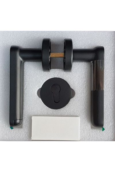 Mul-T-Lock مقبض ذكي Multlock - مقبض باب ذكي أسود