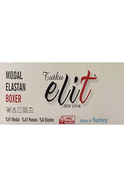 Tutku Elit Men's Modal Lycra Boxer 1251 - 9 Pieces