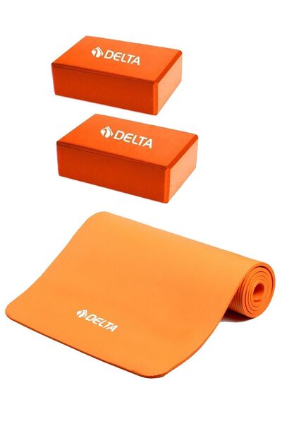 Delta Konfor Zemin Taşıma Askılı 10 Mm Pilates Minderi Yoga Matı 2 Adet Yoga ...