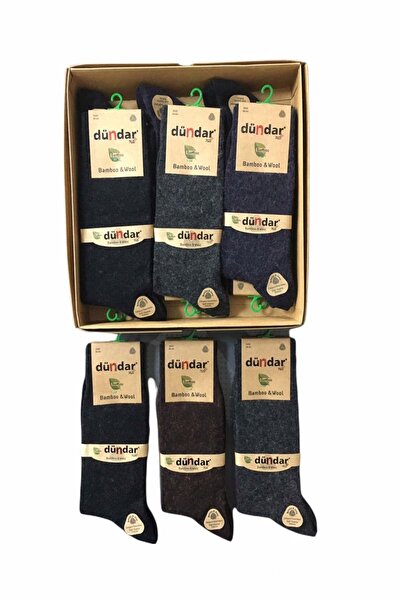 Dündar Erkek Plus Bambu Yün Çorap 5923 - 6 Adet