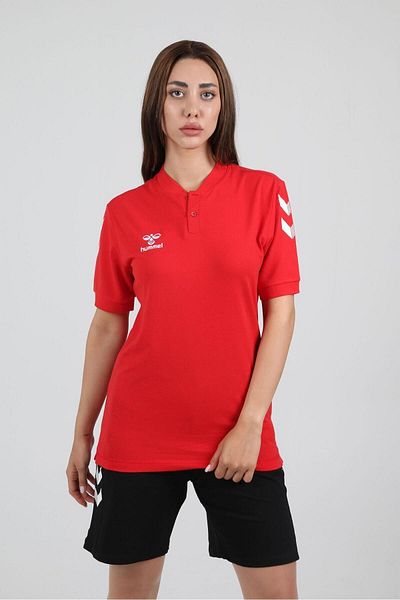 hummel Armin Cotton Baby Collar T-Shirt Red