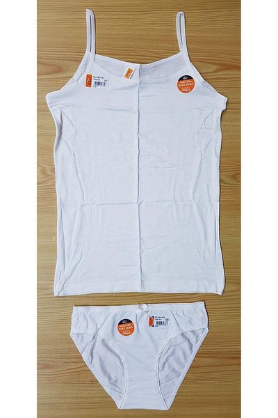 İLKE İÇ GİYİM Set de chiloți pentru femei Ilke cu bretele subțiri din lycra - 3 piese