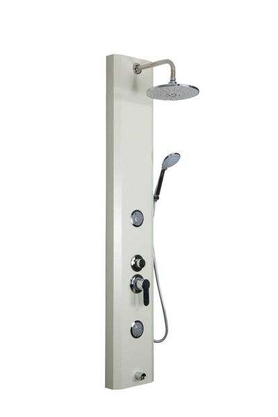 SAM BANYO Sam Derya Krem Duş Paneli Sam Kırık Beyaz Fonksiyonlu Duş