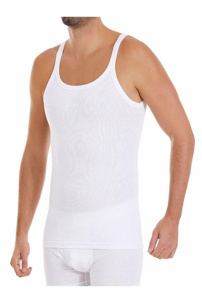 YILDIZ Ανδρικό εσώρουχο Lycra Camisole Bady - 6 Τεμάχια