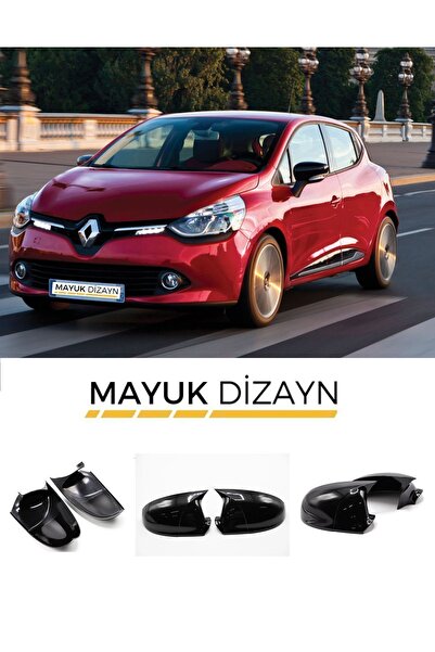 Mayuk Dizayn Renault Clio 4 (2012-2019) Uyumlu Batman Yarasa Ayna Kapağı Ve M...