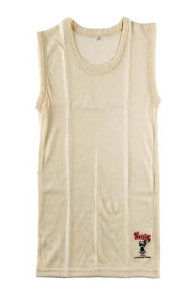Hasyün Genuine Wool Children's Undershirt Asthma Bronchitis Tank Top Sleeveless Thin