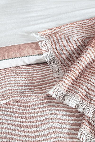 Puffy Mazie Çift Kişilik Eternal Çeyiz Seti - Kiremit