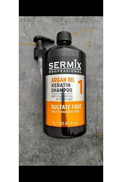 SERMİX Argan Yağlı Keratinli Tuzsuz Şampuan 1000 Ml