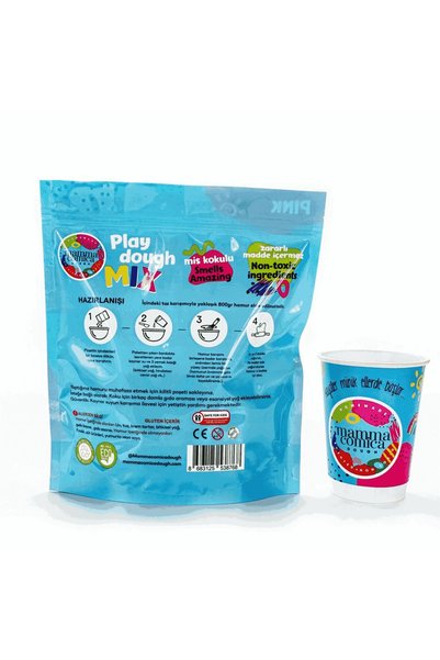 MammacomicaDough Mammacomica Dough Kendin Yap Kendin Oyna Toz Karışımı - Pembe