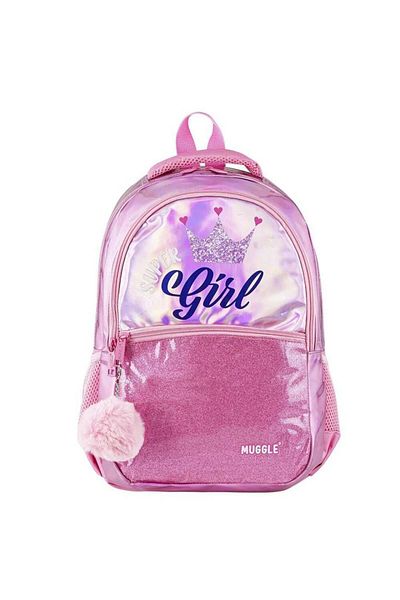 Mikro Τσάντα Δημοτικού Σχολείου Super Girl Micro Muggle - Συλλογή MU-9039