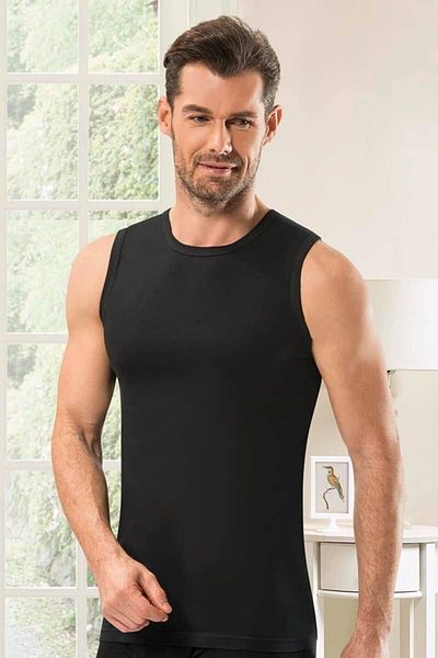 Jiber Men'S UnderShirt Colorful Zero Sleeve 3 Pack - 114