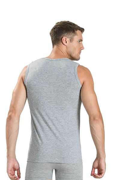 Jiber V-neck Cotton UnderShirt Men'S UnderShirt - Zero Sleeve, 9 PieceS