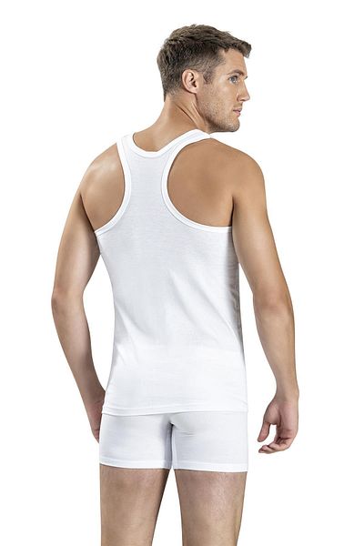 Jiber Ανδρικό βαμβακερό Rambo Sports Singlet 106 - 9 Τεμάχια