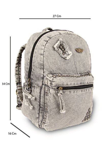 Alone Soft Denim Women's Backpack - 5118