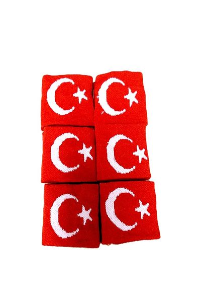şahane parti Turkish Flag Towel Bracelet 12 Pieces